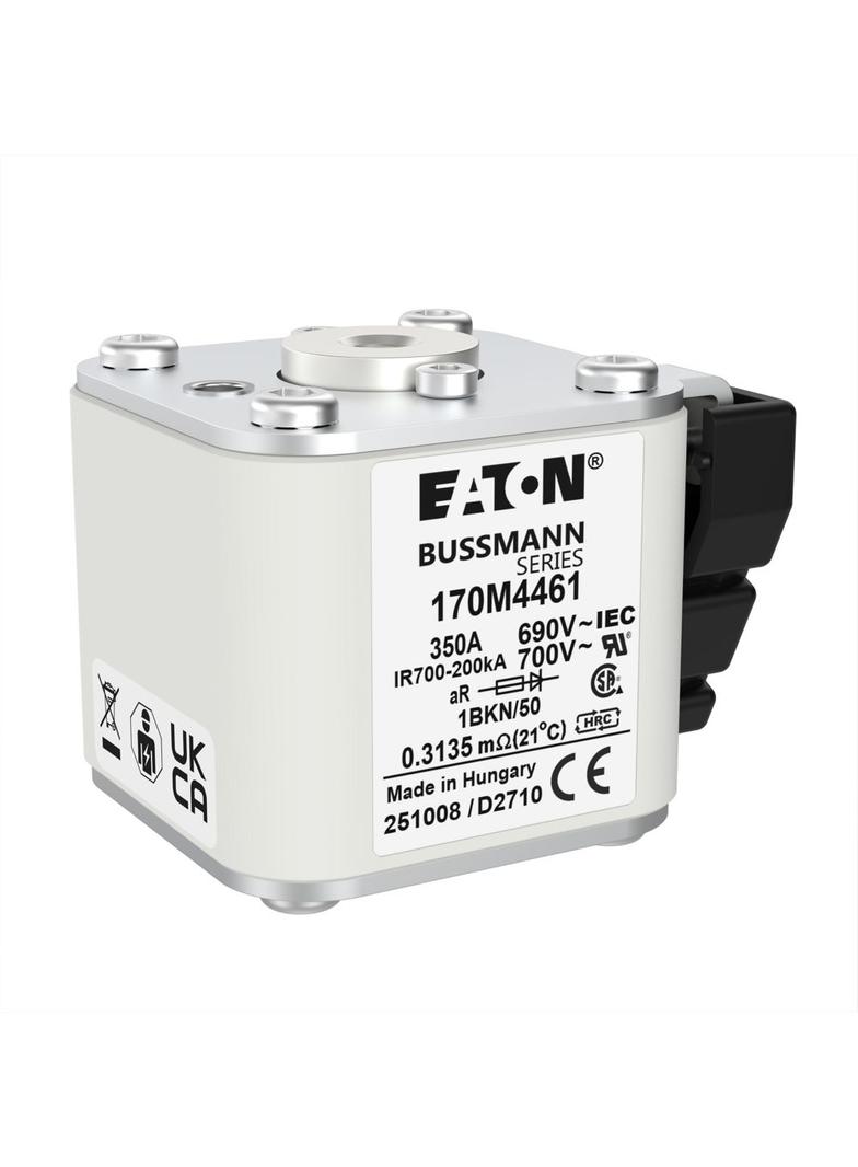 FUSE 350A 690V 1BKN/50 AR UC Wkładka szybka 350A AC 690V rozmiar 1 53x69x51 mm aR IEC UL, 170M4461 E