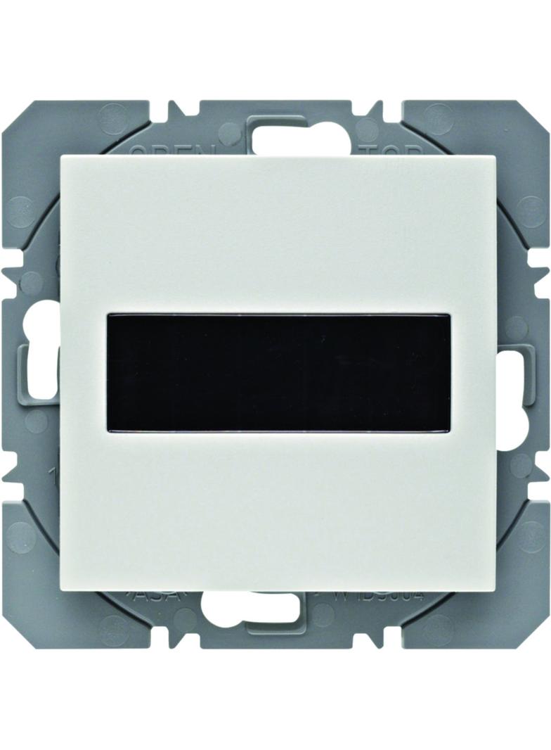 BERKER S.1/B.3/B.7 KNX RF Przycisk pojedynczy płaski z baterią słoneczną biały 85655188 HAGER