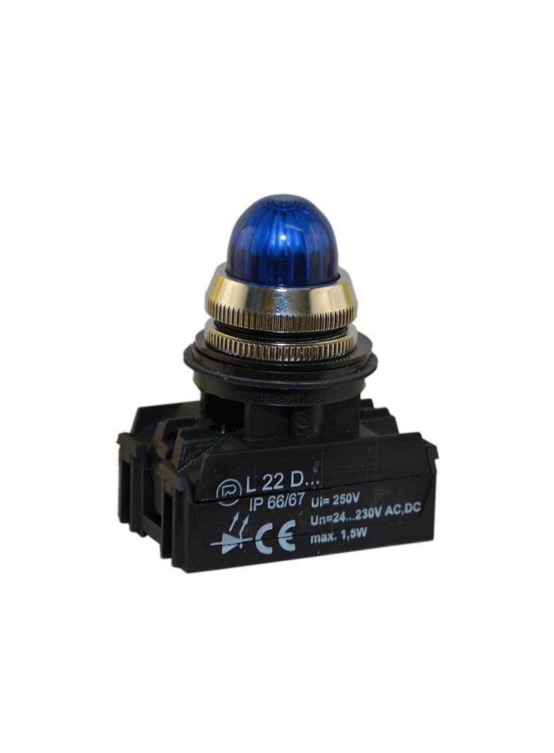 Lampka L22G/6V niebieska