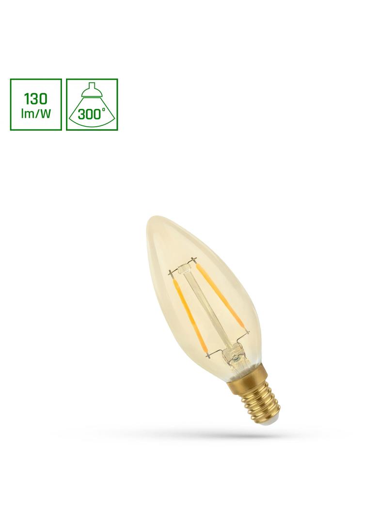 LED ŚWIECOWA E-14 230V 2W COG WW RETROSHINE SPECTRUM