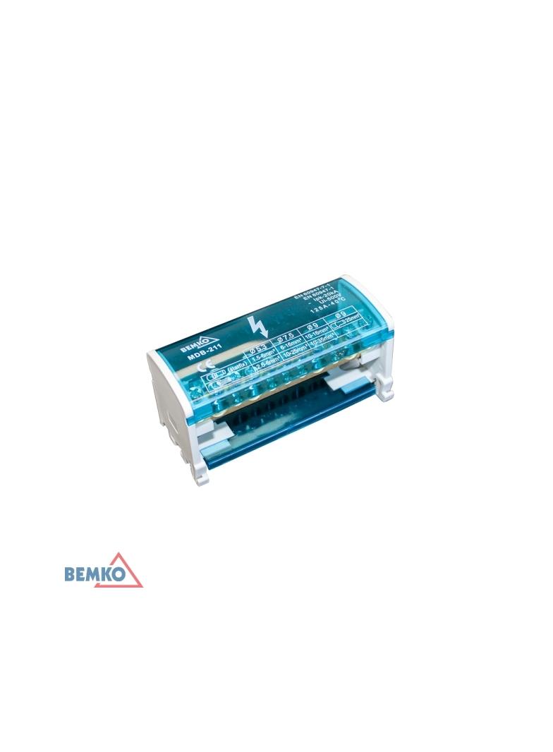 BLOK ROZDZIELCZY 22 ZACISKI 2x11 (7x5,3mm + 2x7,5mm + 2x9mm)