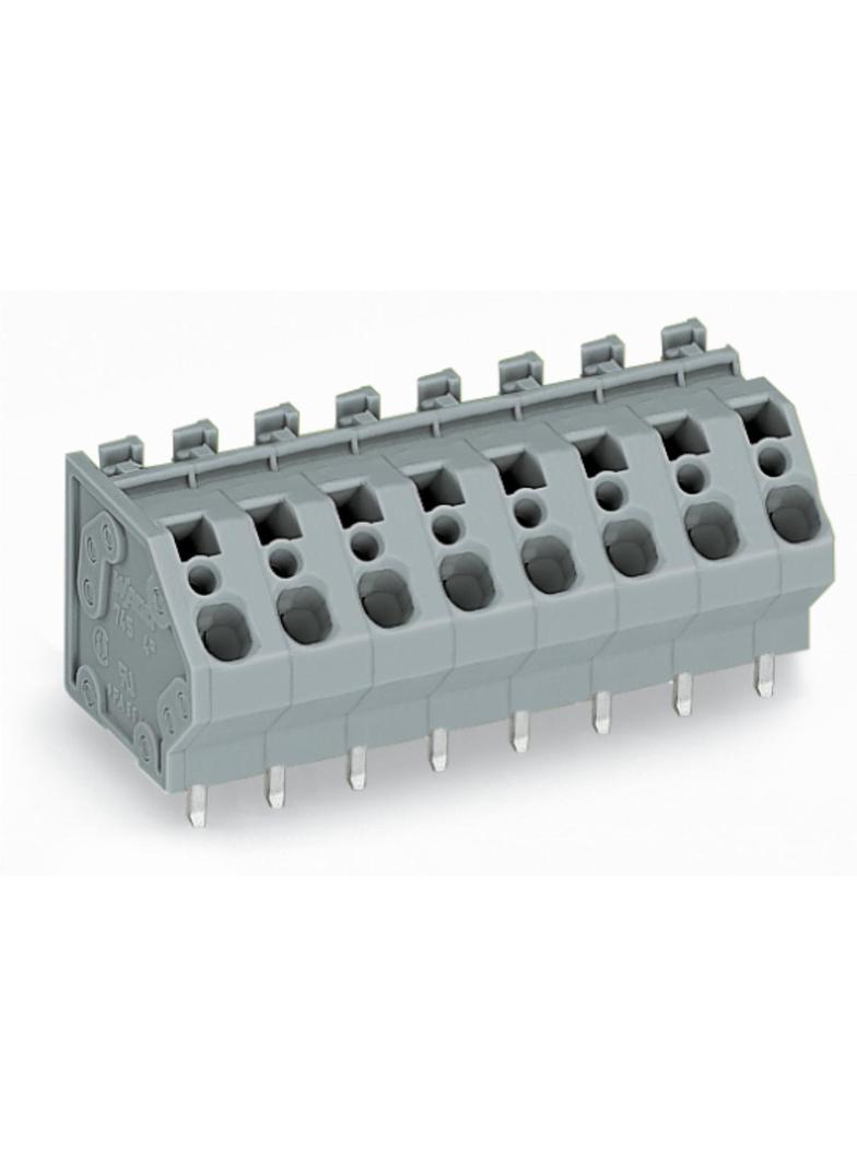 listwa zaciskowa do pł. drukowanych 10-bieg. szara raster 7,5 mm