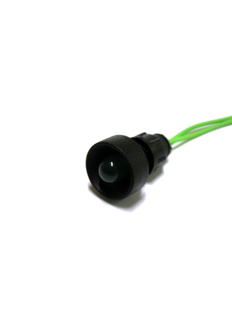 Klp10G/230V Kontrolka diodowa klosz 10mm 230V zielony  SIMET