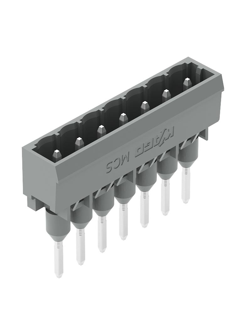 MCS-MIDI Classic wtyk 7-bieg. szary raster 5 mm /100szt./ WAGO