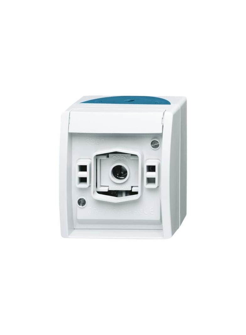 OCEAN Sygnalizator świetlny do lampek z gwintem E 10 Bez klosza, bez lampy,  IP 44 szary/zielono-nie