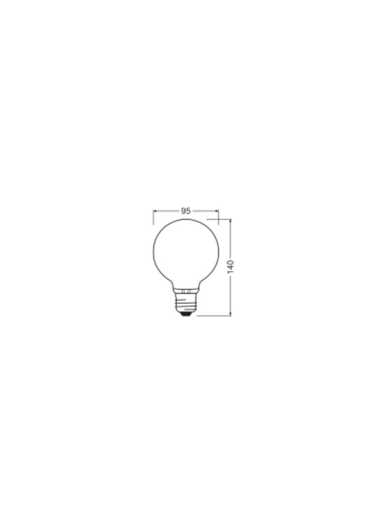 Lampa LED GLOBE energooszczędna plastik 4W 830 E27