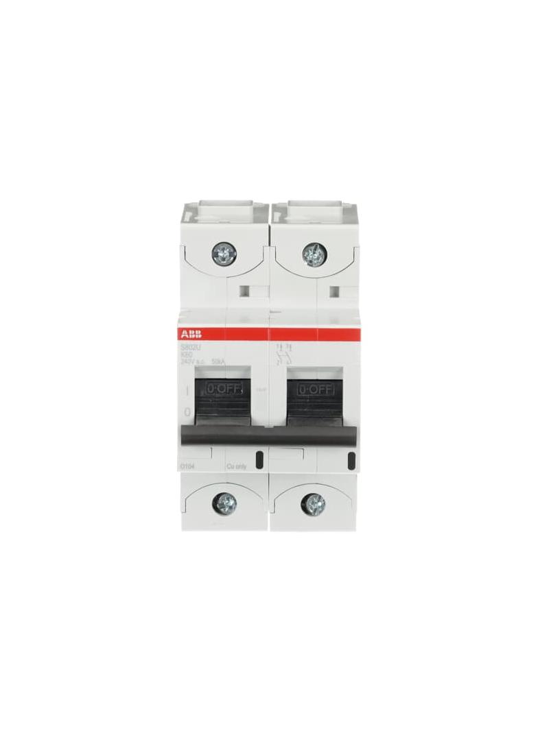 S802U-K60 Wyłącznik nadprądowy 50kA 2P K60A 2CCS862017R0587 ABB