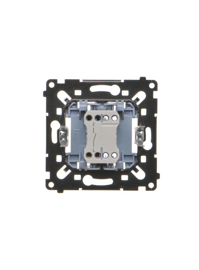 Simon 55 Łącznik jednobiegunowy szybkozłącza czarna rama montażowa SW1MR KONTAKT