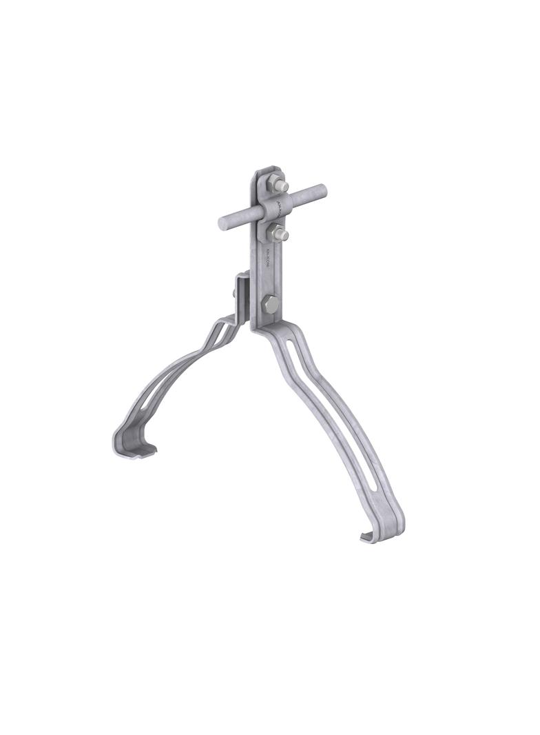 AN-151L/OG/-N Uchwyt gąsior.prof. Z-śruba WZÓR 16 H=10 cm /OG/