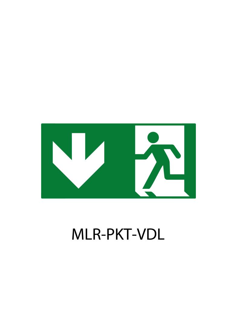 PIKTOGRAM DO OPRAWY MALER WERTYKALNY STRZAŁKA W DÓŁ PO LEWEJ STRONIE