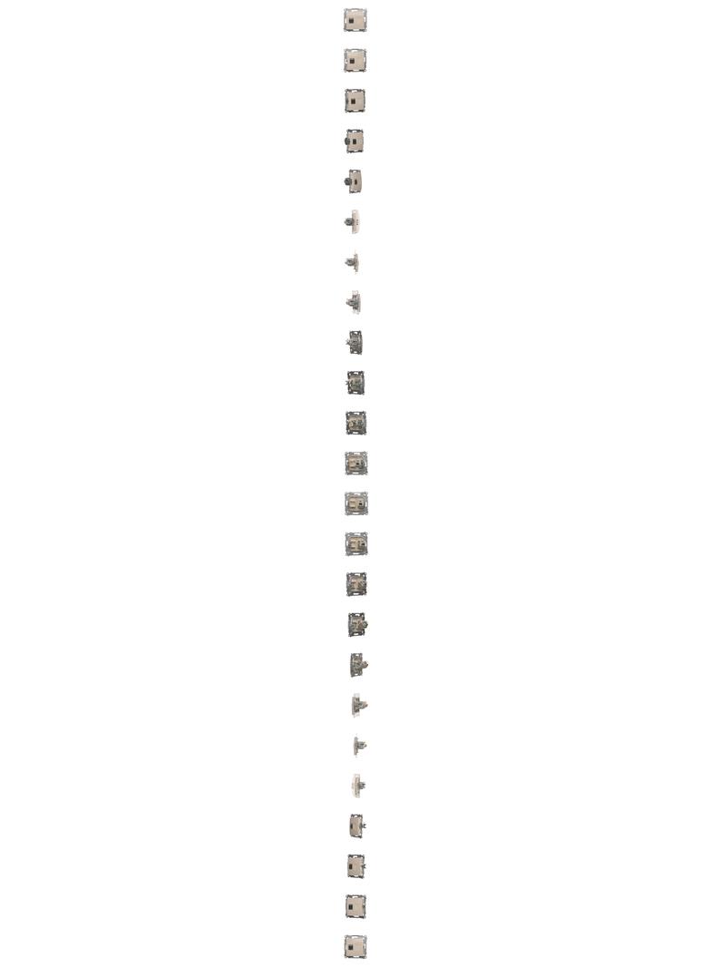 Simon 54 Gniazdo komputerowe pojedyncze RJ45 kategoria 6 ekranowane z przesłoną przeciwkurzową kremowy D61E.01/41 KONTAKT