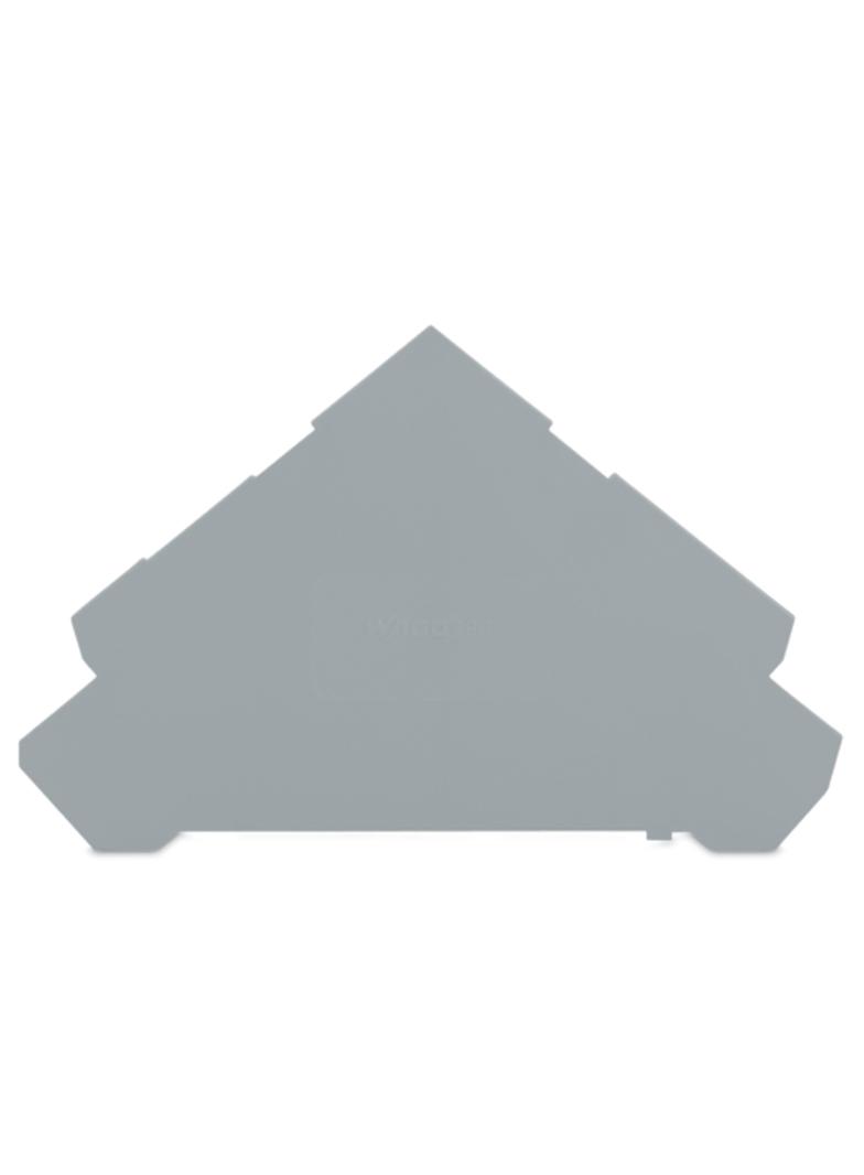 ścianka końcowa szara