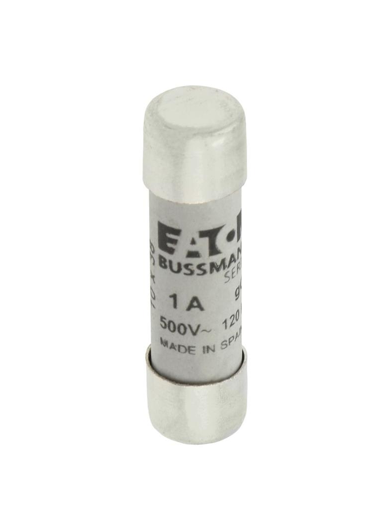 CYLINDRICAL FUSE 10 x 38 1A GG 500V AC Wkładka cylindryczna 10 x 38mm 1A GG 500V AC C10G1 EATON