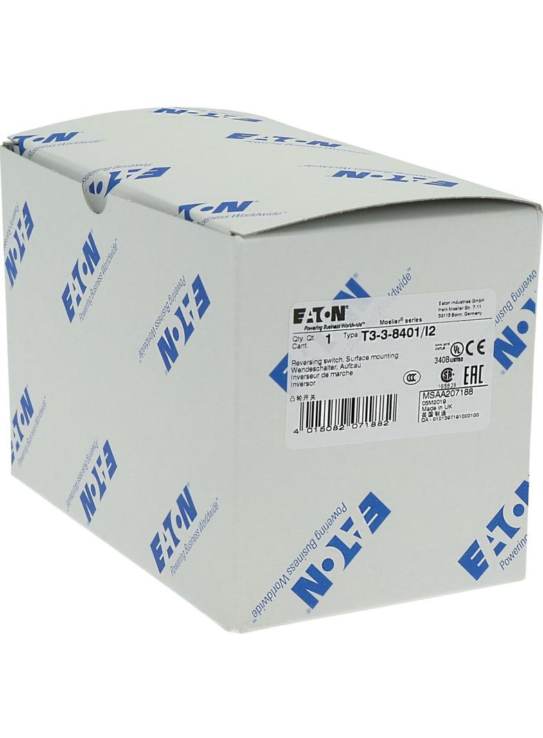 T3-3-8401/I2 Łącznik krzywkowy 32A 13kW 207188 EATON