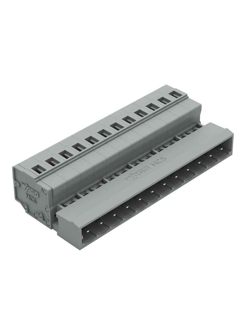 MCS-MIDI Classic wtyk 12-bieg. szary raster 5 mm /25szt./ WAGO