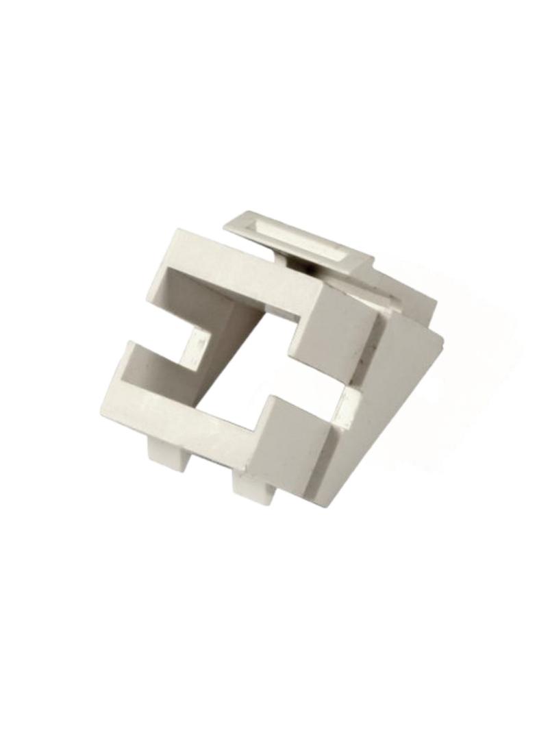 Adapter Keystone do gniazd FO biały