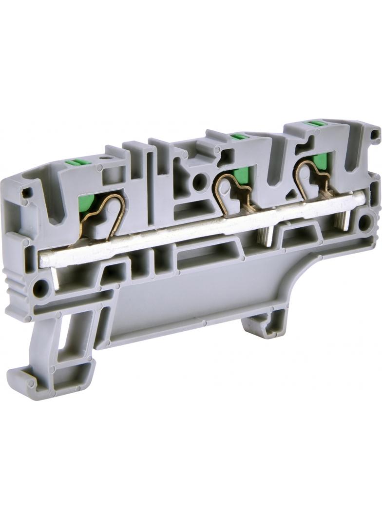 ESH-EFC.4/1+2 Złączka sprężynowa 4 mm2 PUSH-IN (szara)