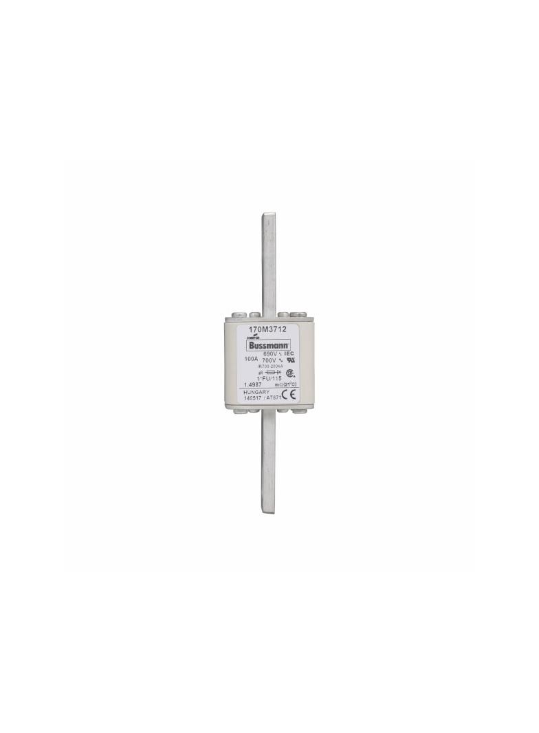 FUSE 100A 690V 1*FU/115 AR UC Wkładka szybka 100A AC 690V rozmiar 1 45x45x148 mm aR, 170M3712 EATON