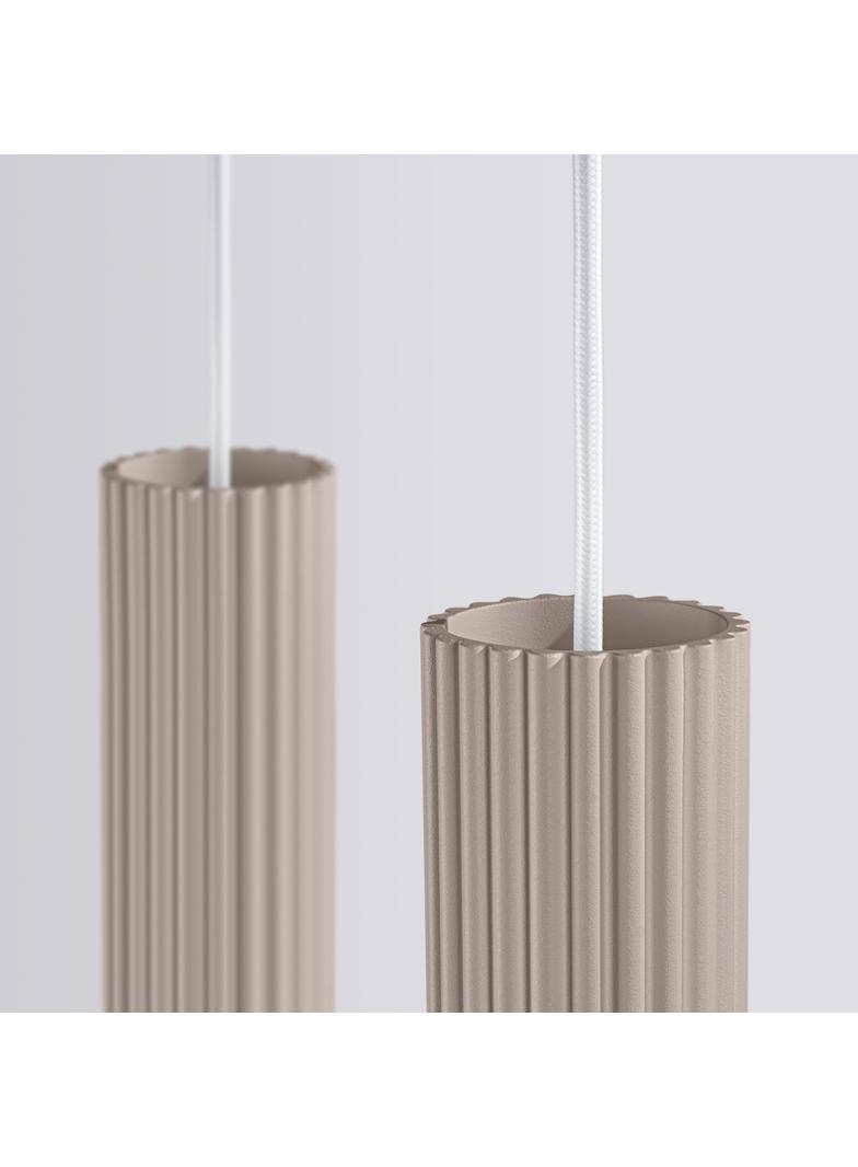 SOLLUX Lampa wisząca KARBON 2 taupe ; SL.1773