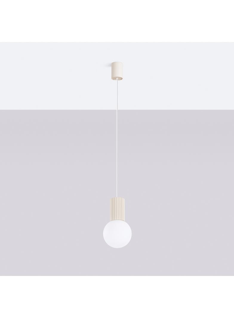 Lampa wisząca HALO 1 beżowa