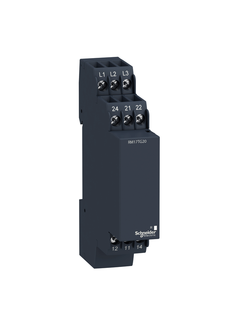 Zelio Control Przekaźnik kontroli fazy 183 484V AC, styk 1 C/O 5A