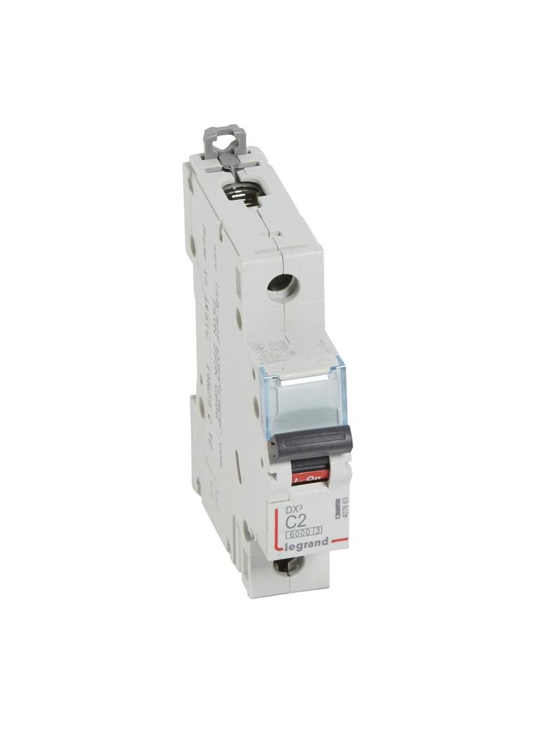 Wyłącznik Nadprądowy S 301 1P C2A 6kA DX3 407663 LEGRAND