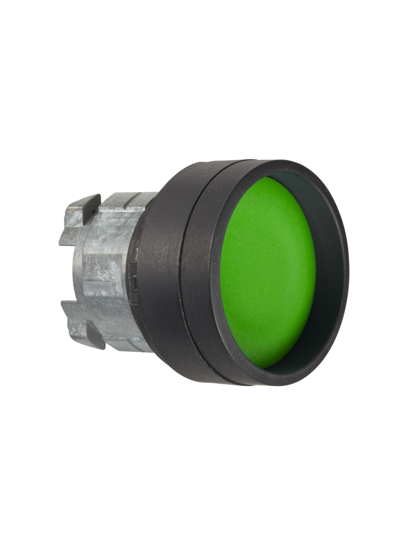 Harmony XB4 Przycisk wpuszczony O22 zielony samopowrotny bez podświetlenia okrągły metalowy