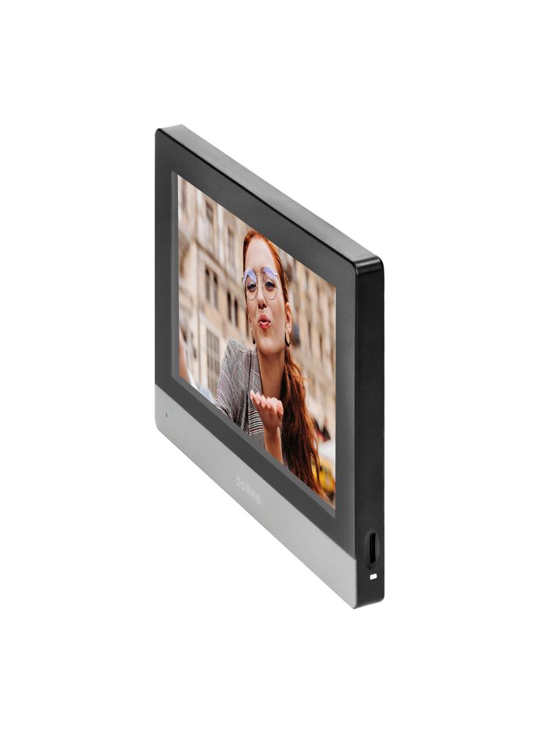 Wideodomofon jednorodzinny szyfrator Full HD Tuya brama furtka RFID WiFi OR-VID-MA-1080/B ORNO