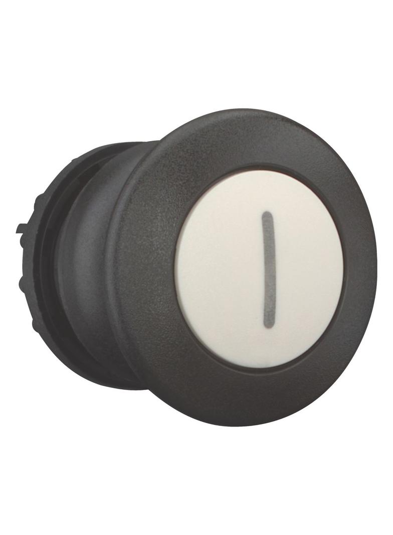 M22S-DP-W-X1 Przycisk grzybkowy biały z samopowrotem z opisem 216727 EATON