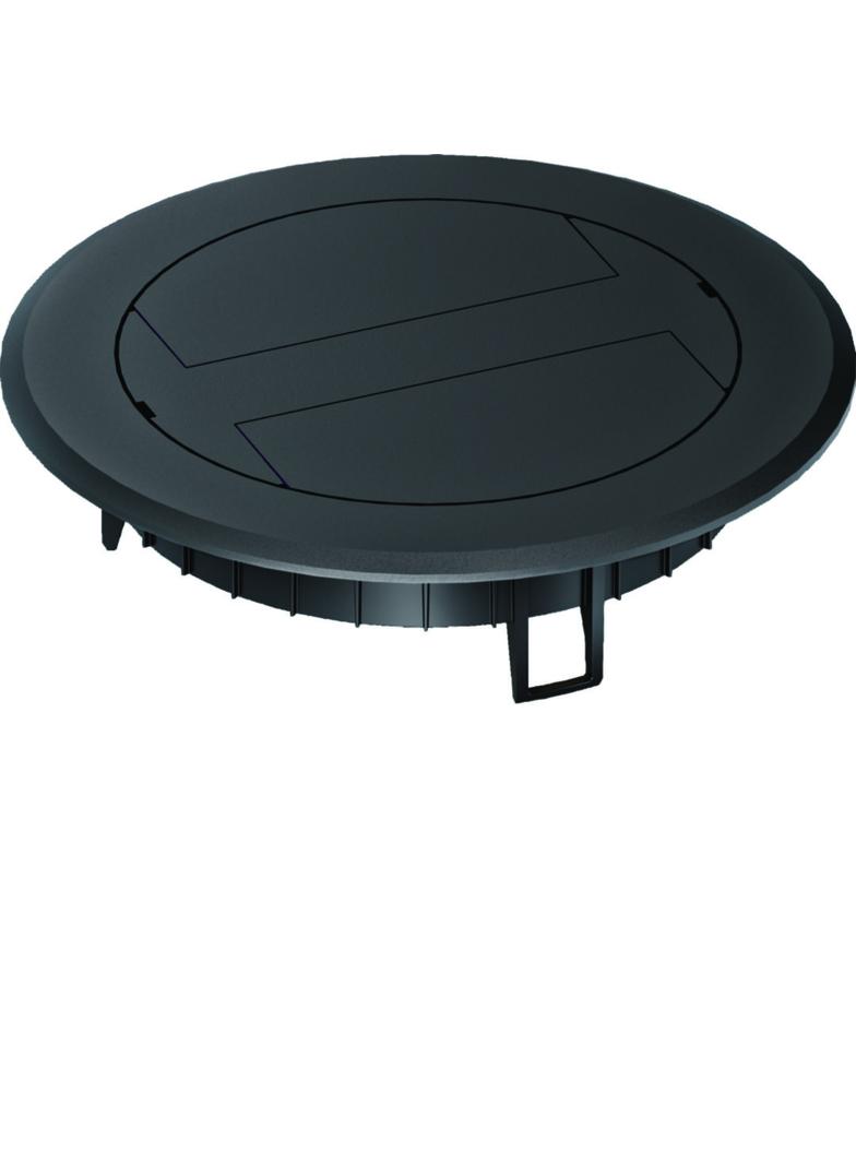 tehalit.VE-EE Pokrywa uchylna do p.instalacyjnej R02 tworzywo czarny