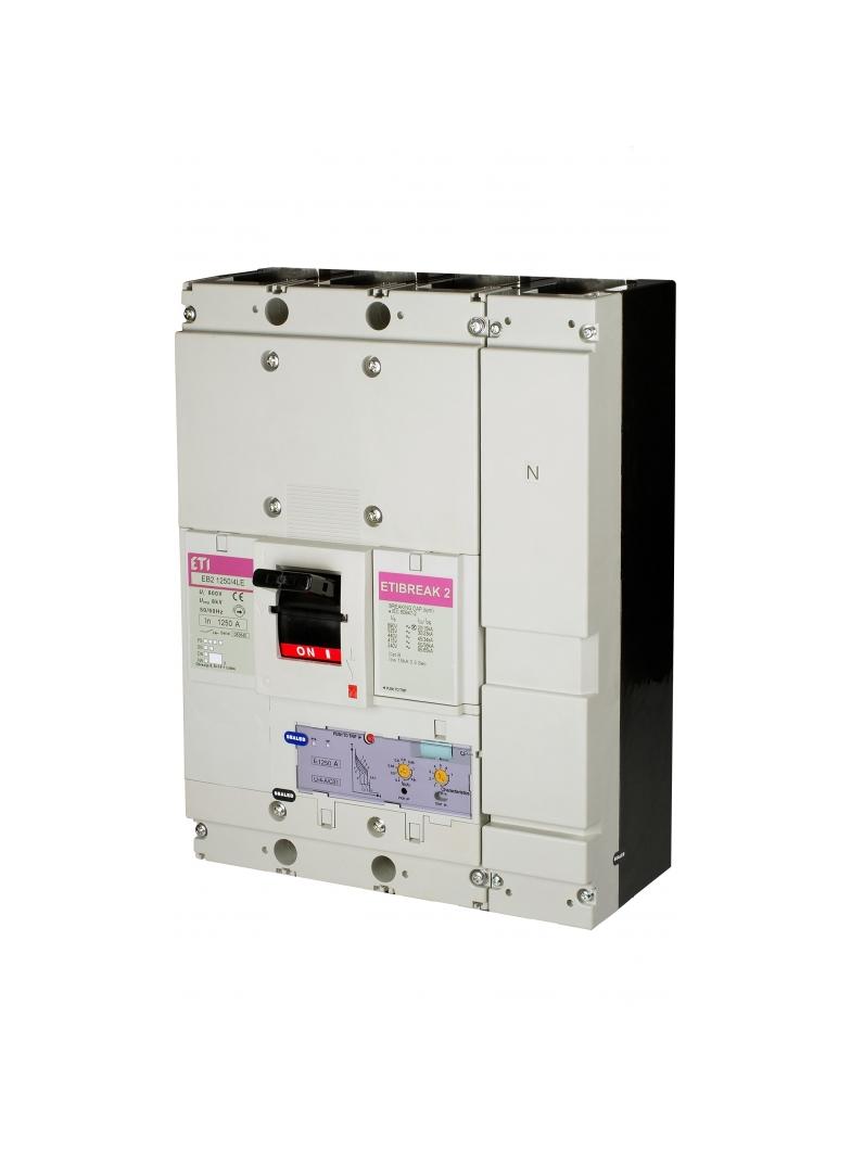 Wyłącznik mocy 100kA wyzw. elektroniczny EB2 1600/4E-RC 1600A 4P APGN 004672282 ETI