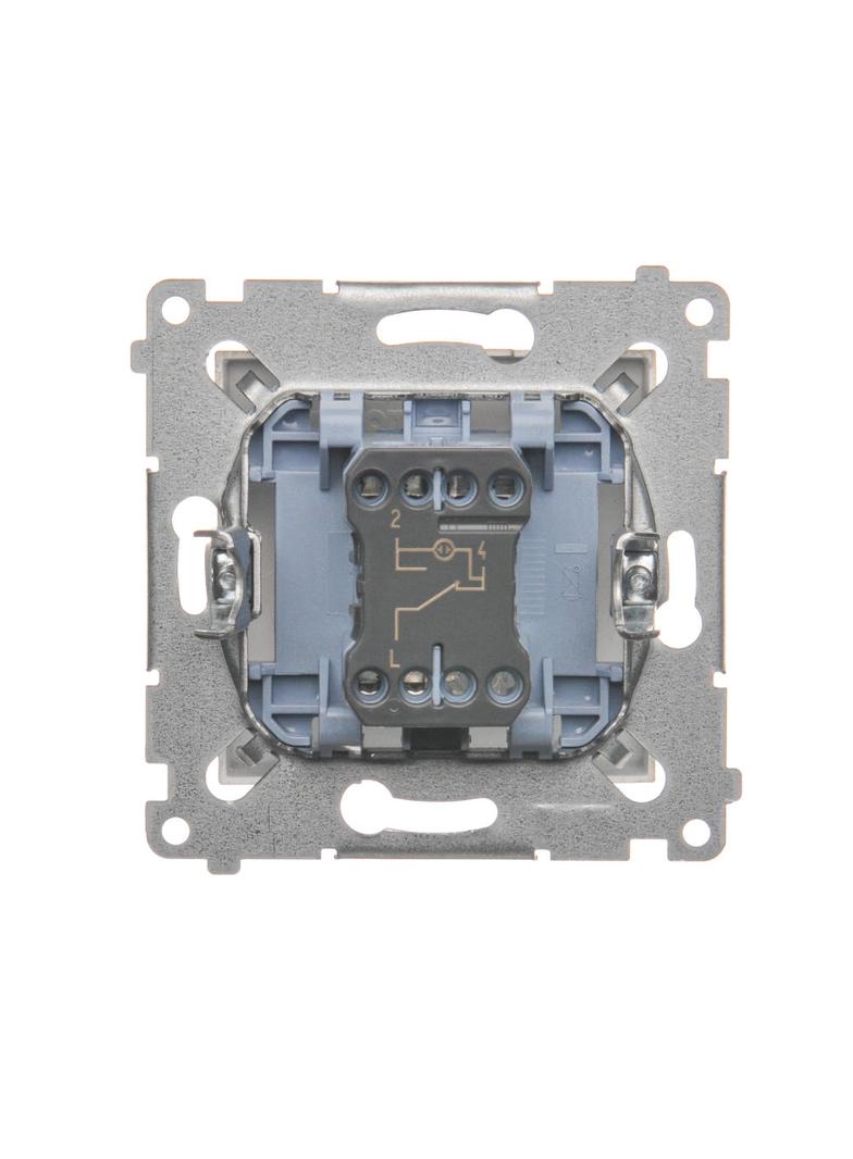 Simon 54 Łącznik schodowy z podświetleniem LED 16A 250V zaciski śrubowe złoty mat DW6AL.01/44 KONTAKT