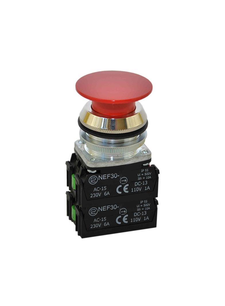Przycisk NEF30-DX3Y czerwony W0-NEF30-D X3Y C PROMET