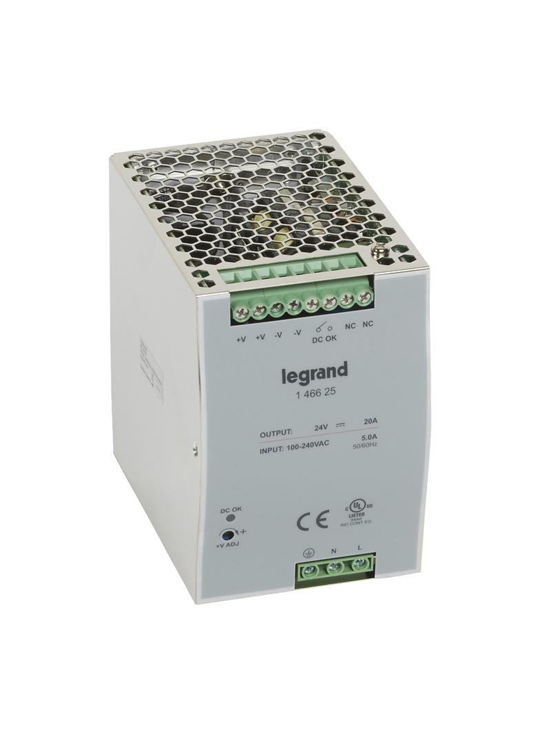 ZASILACZ 1F STABILIZOWANY 240V/24V 20A, Legrand
