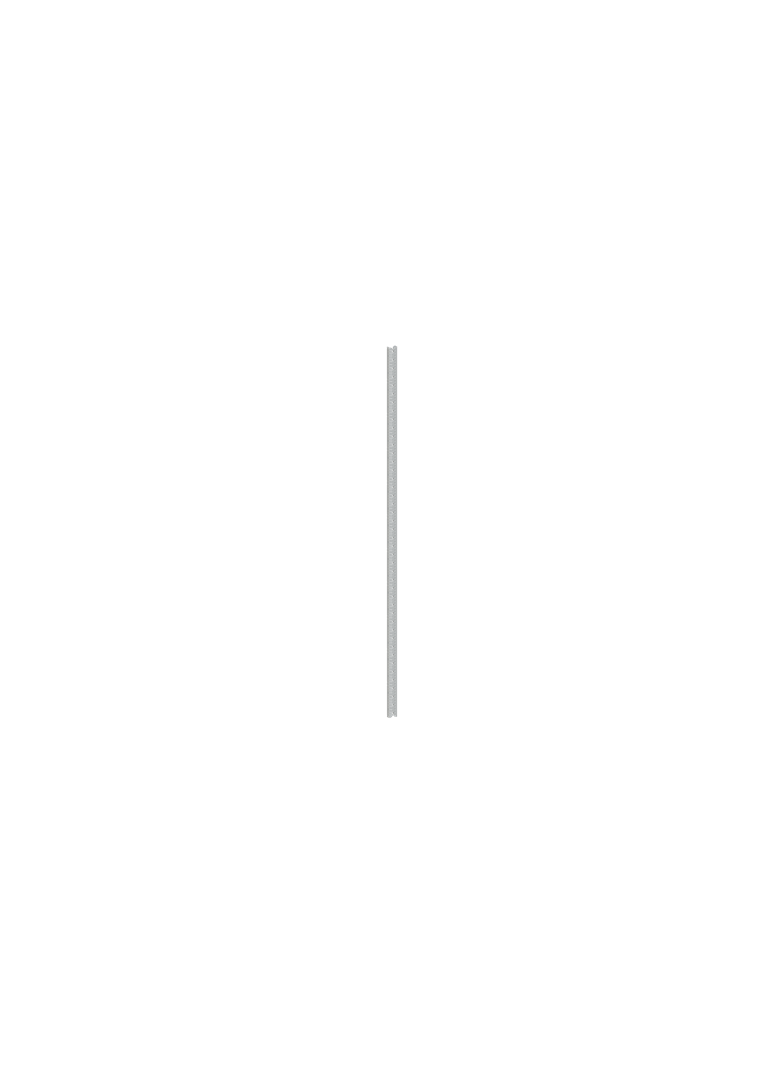 ZW377 Profil pionowy ramy WR 1650mm (do samodzielnego montażu)