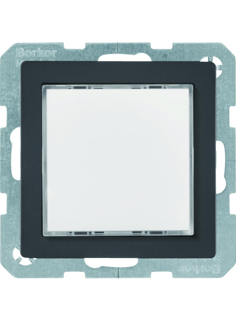 Q.x Sygnalizator świetlny LED, podświetlenie RGB antracyt aksamit