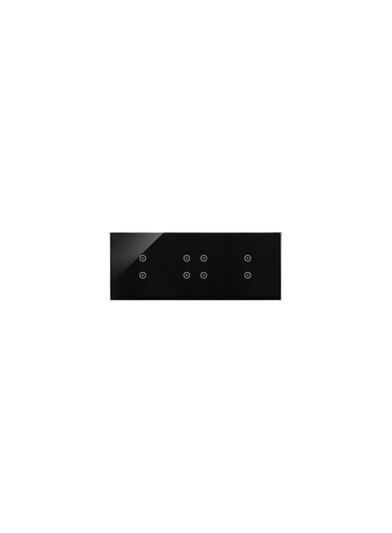 Simon 54 Touch Panel dotykowy S54 Touch 3 moduły 2 pola dotykowe pionowe + 4 pola dotykowe + 2 pola dotykowe pionowe zastygła lawa DSTR3343/73 KONTAKT