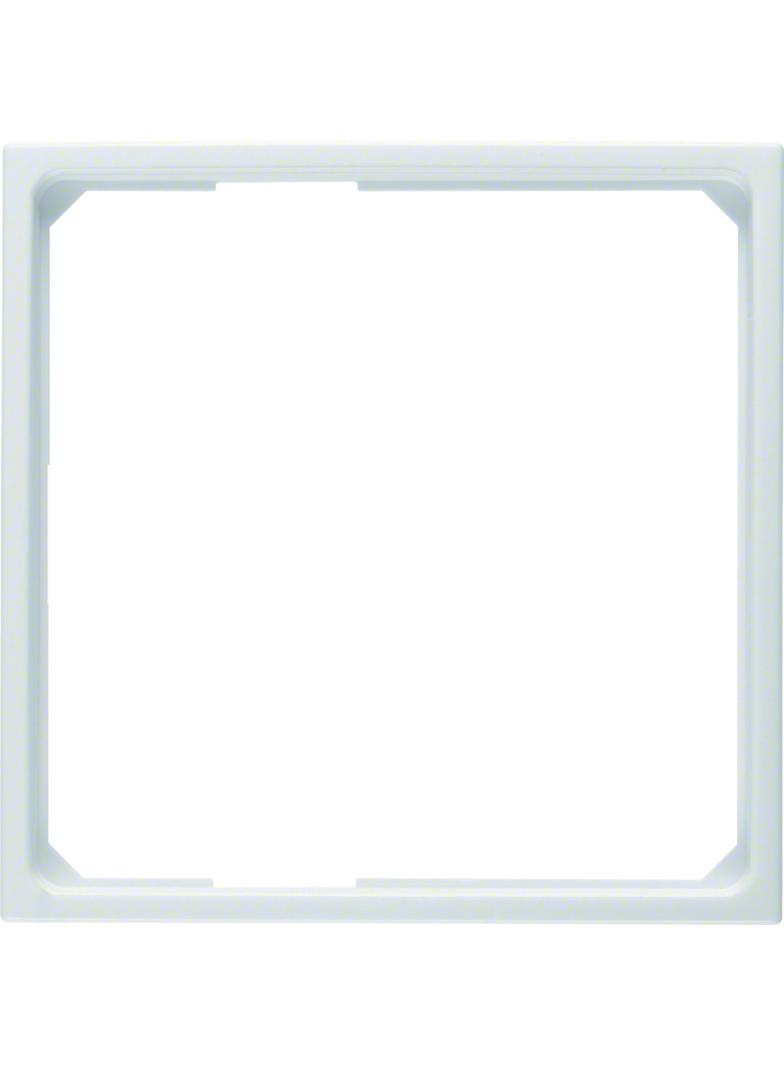 BERKER B.X/S.1 Pierścień adaptacyjny do płytek czołowych 50x50mm biały 11099089 HAGER