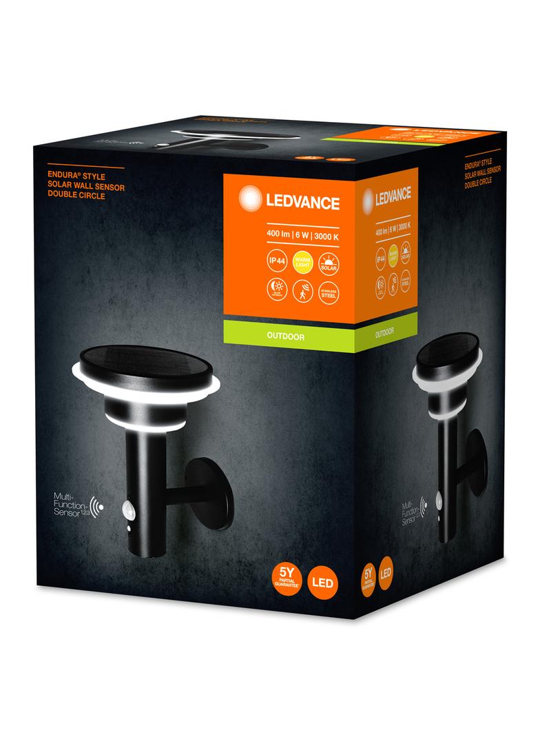 ENDURA STYLE SOL WALL2CIRCLE6WBK LEDV Oprawa zewnętrzna