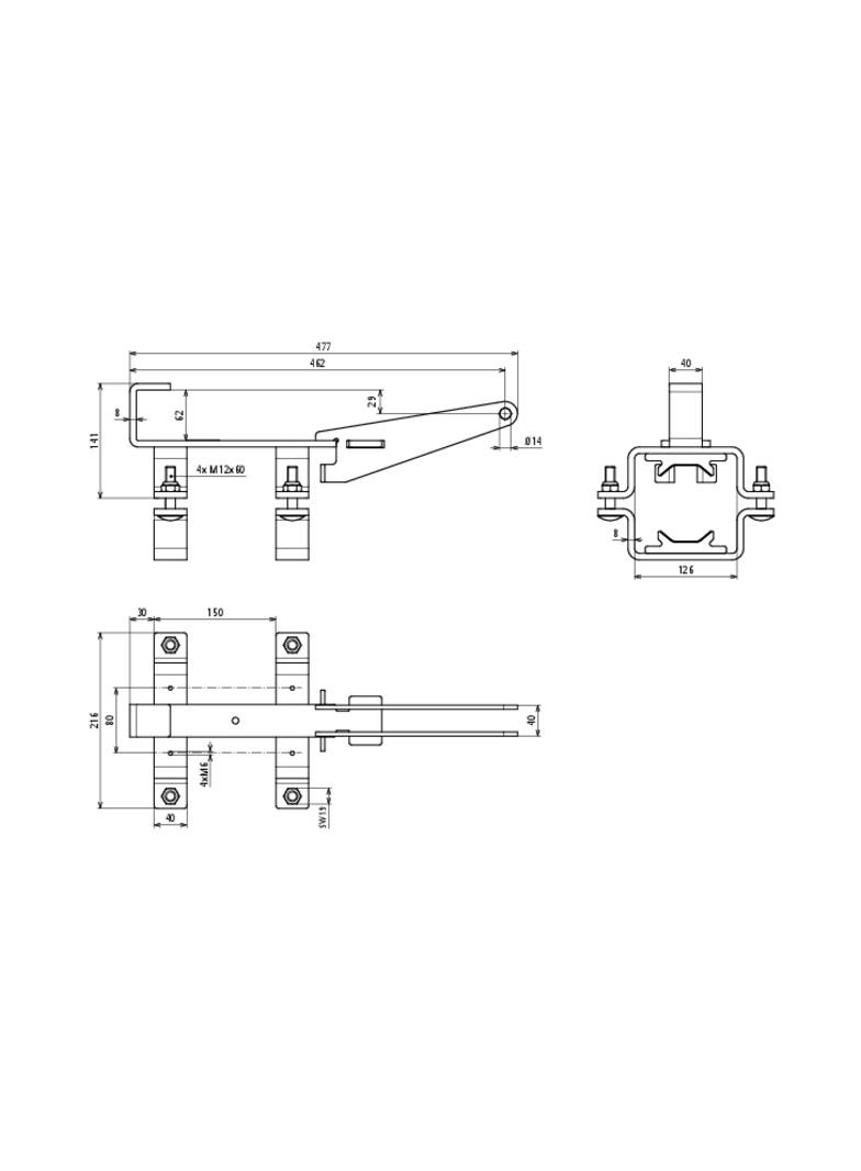 Prowadnica do młota Wacker, St/tZn 600035 DEHN