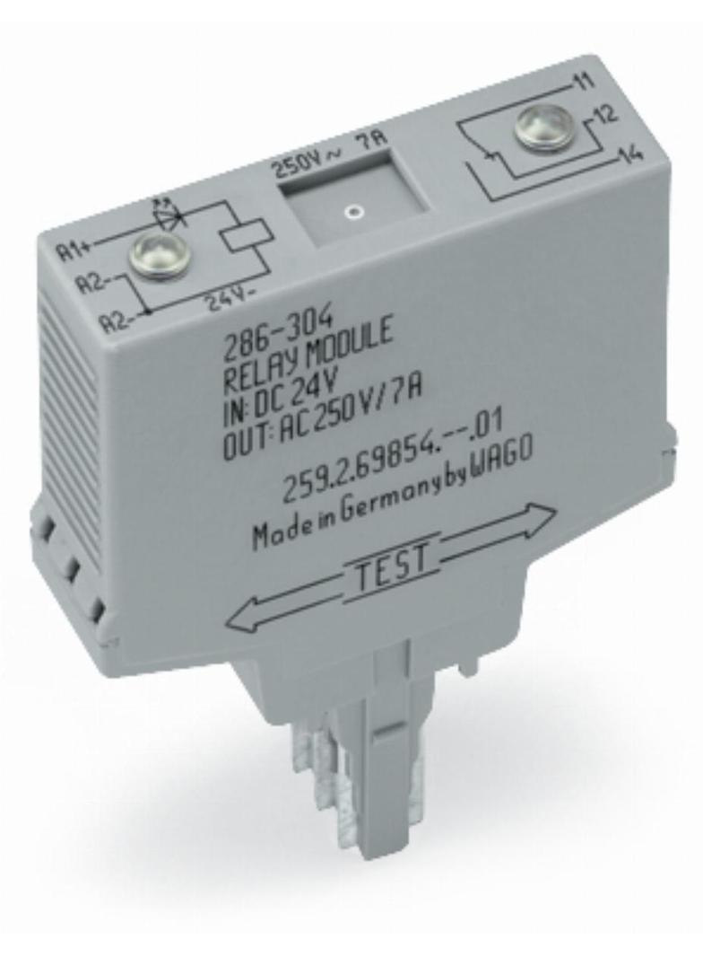 moduł przekaźnikowy 15mm 115VAC/DC1p