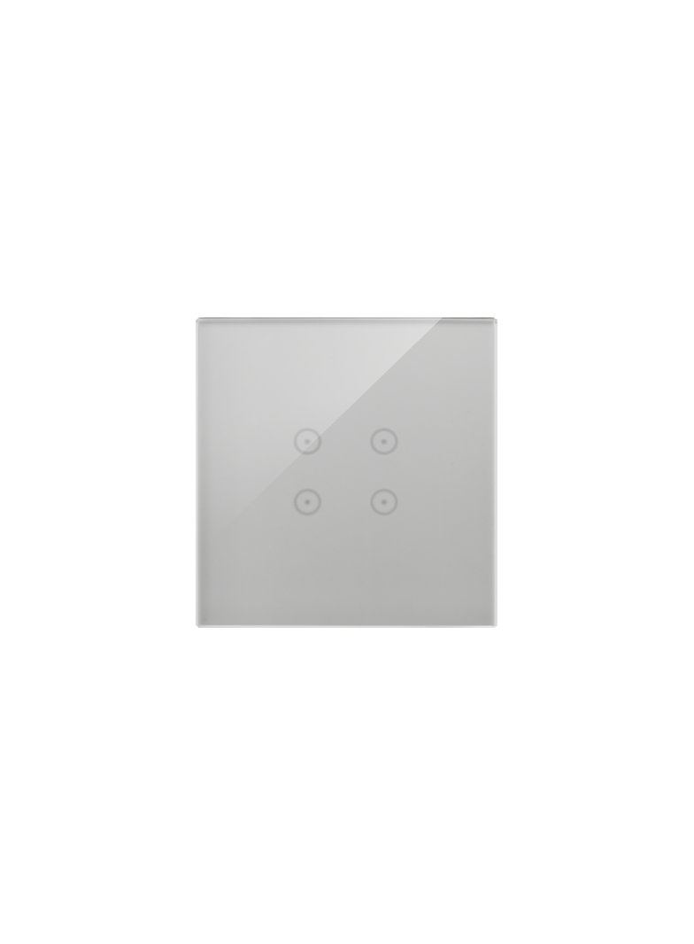 Simon 54 Touch Panel dotykowy S54 Touch 1 moduł 4 pola dotykowe srebrna mgła DSTR14/71 KONTAKT
