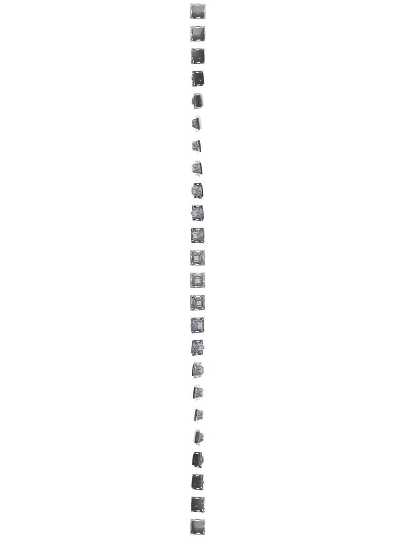 Simon 54 Przycisk pojedynczy zwierny z podświetleniem LED bez piktogramu 10A 250V szybkozłączka antracyt DP1L.01/48 KONTAKT