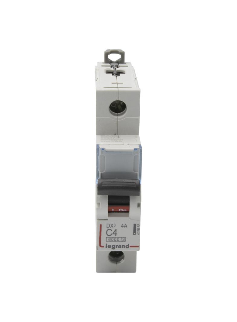 Wyłącznik Nadprądowy S 301 1P C4A 6kA DX3 407665 LEGRAND