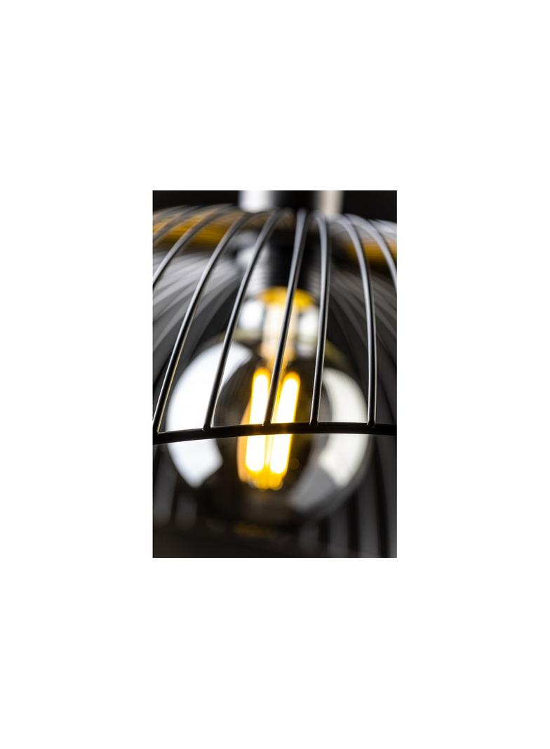 OPRAWA SUFITOWA RETO 1, 4137, AC220-240V, 50/60Hz, 1*E27, IP20, ŚREDNICA 40 cm, POJEDYNCZA, CZARNA