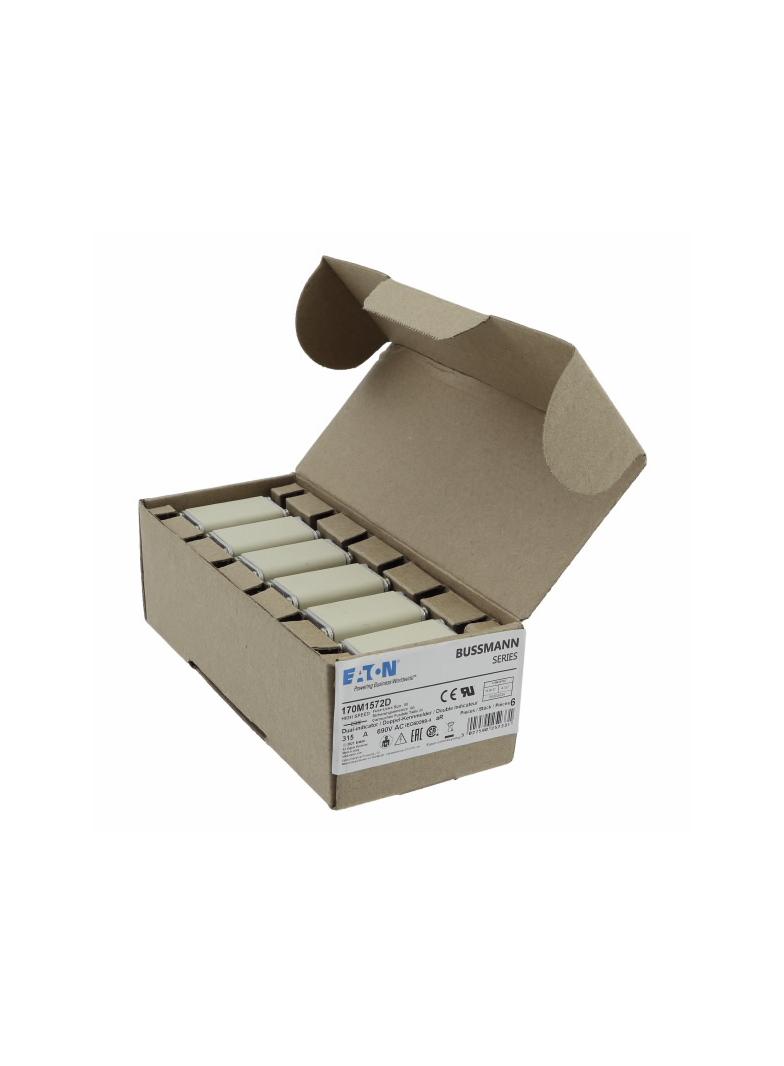 FUSE 315A 690V aR DIN NH00 HSDNH Wkładka szybka 315A 690V aR DIN NH00 podwójny wskaźnik 170M1572D EA