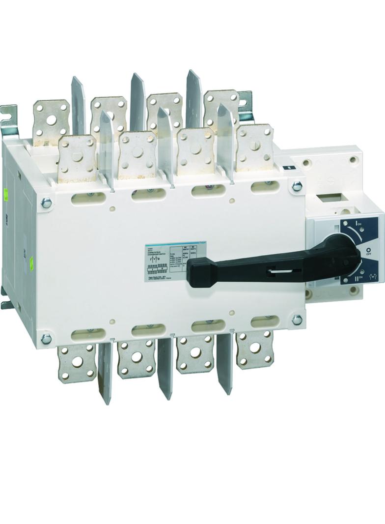 Przełącznik zasilania I-0-II 4P 1000A HI461 HI460 HAGER