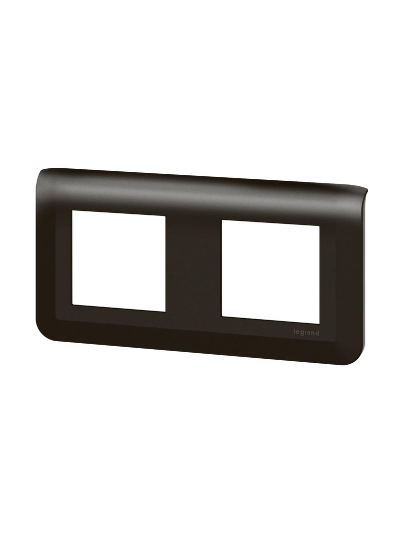 Mosaic - Ramka 2x2 Modułowa Pozioma - Antracyt 079044L LEGRAND