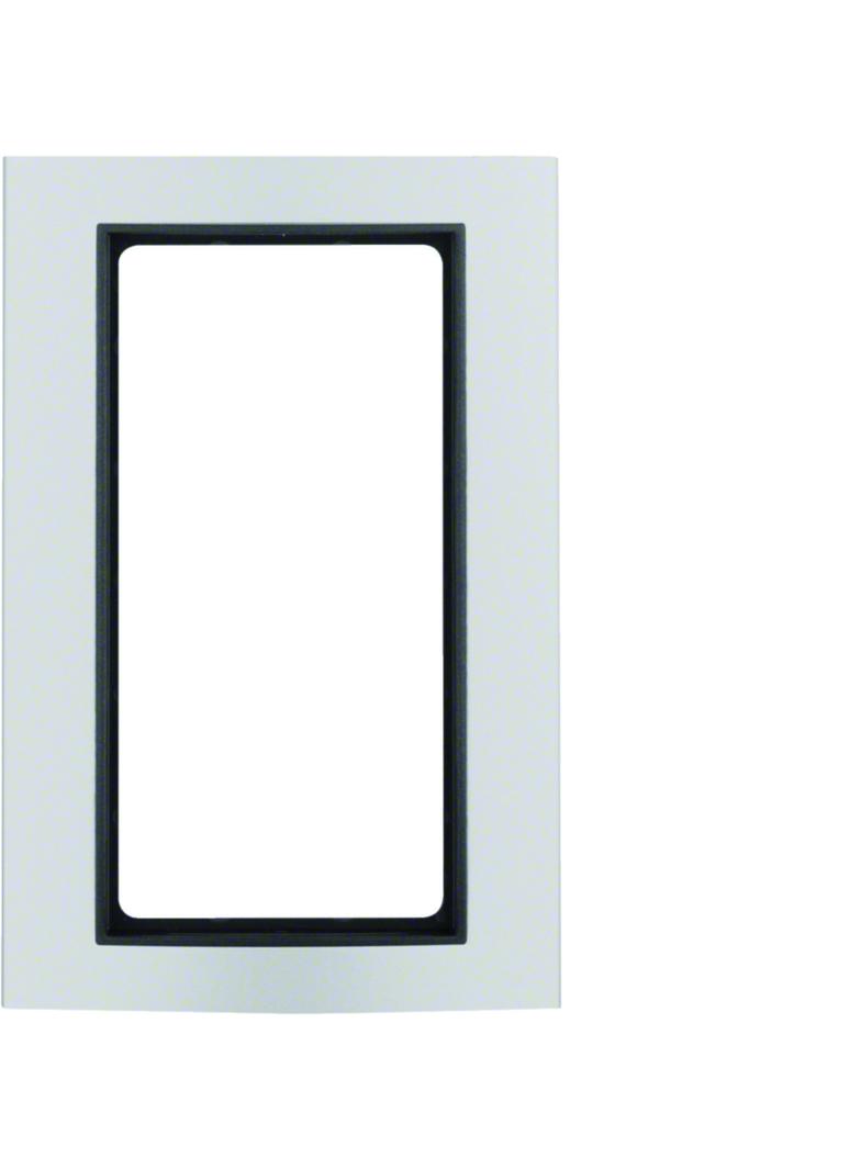 BERKER B.3 Ramka z dużym wycięciem aluminium/antracyt 13093004 HAGER
