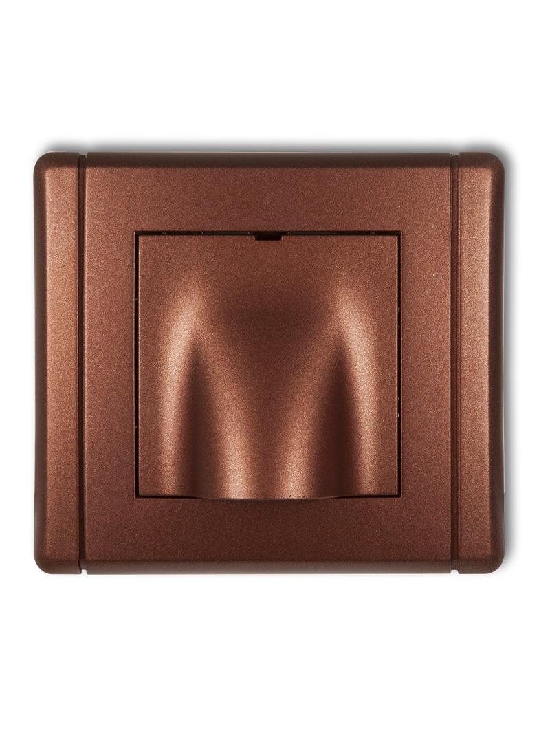 FLEXI Wypust kablowy brązowy metalik